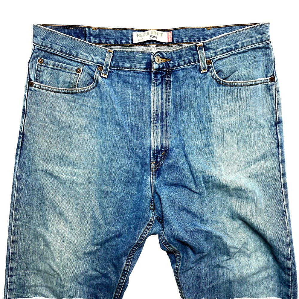 Levi's 505 Jeans Mens 40 Blue Straight Leg Y2K Denim